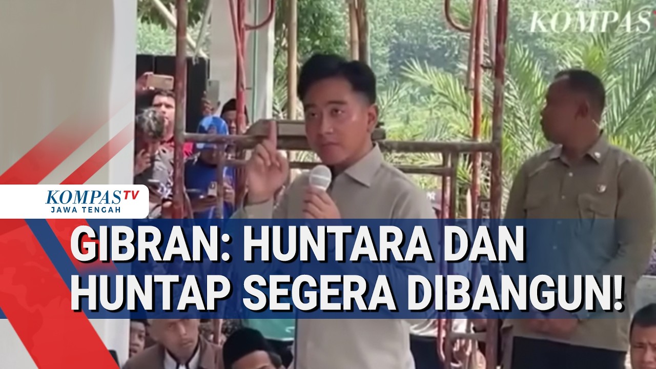 Gibran Tinjau Lokasi Bencana di Tegal : Huntara dan Huntap Segera Dibangun!