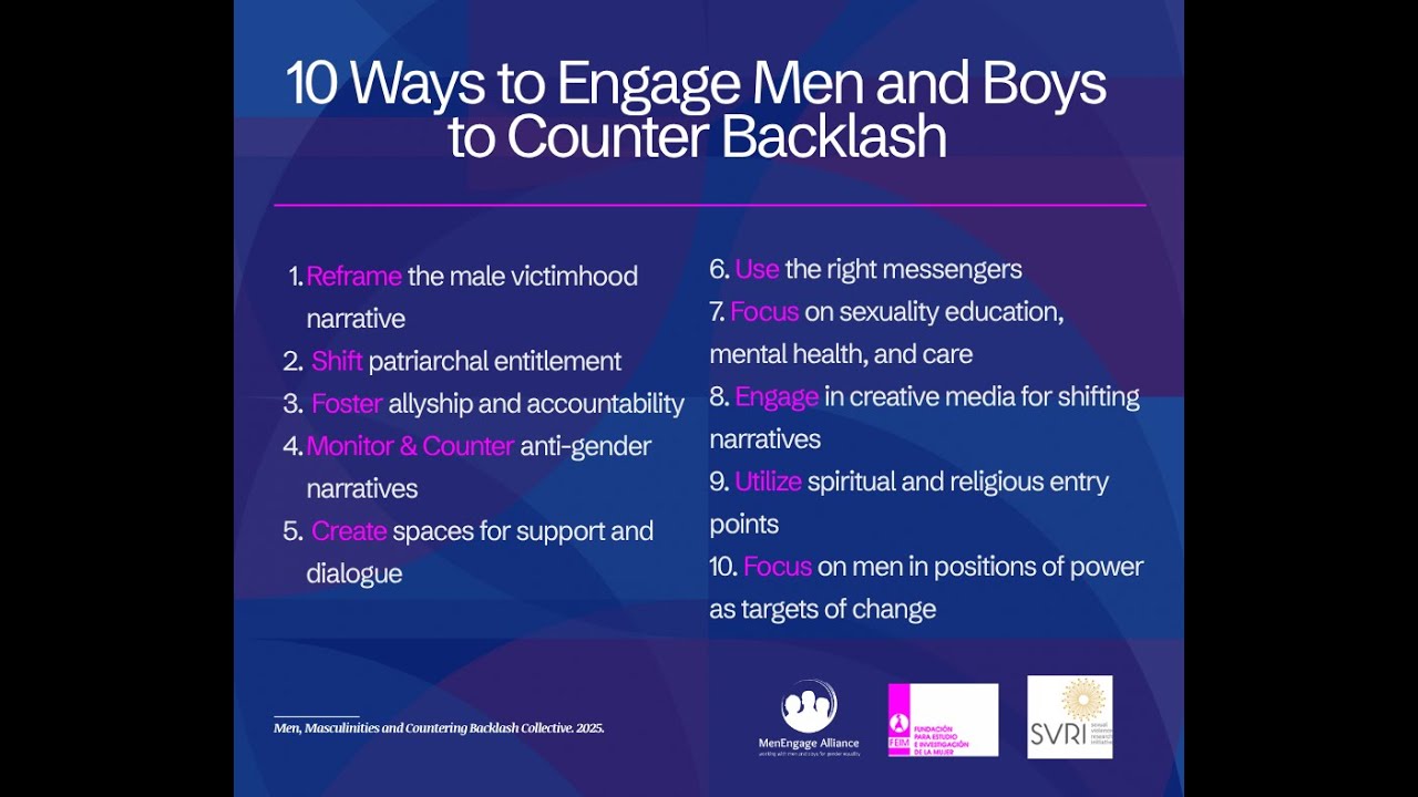 10 Ways to Engage Men & Boys to Counter Backlash - UN General Assembly Side Event