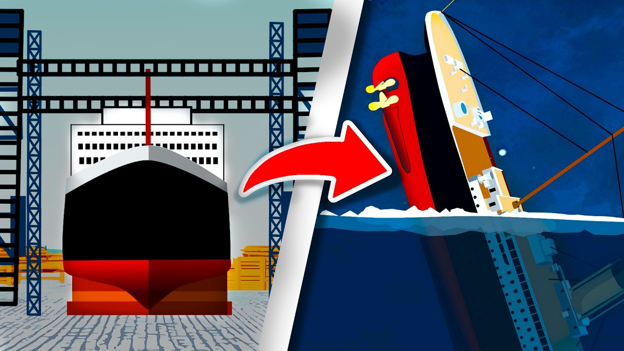 ⚓The Real Sinking of The Titanic | Animation