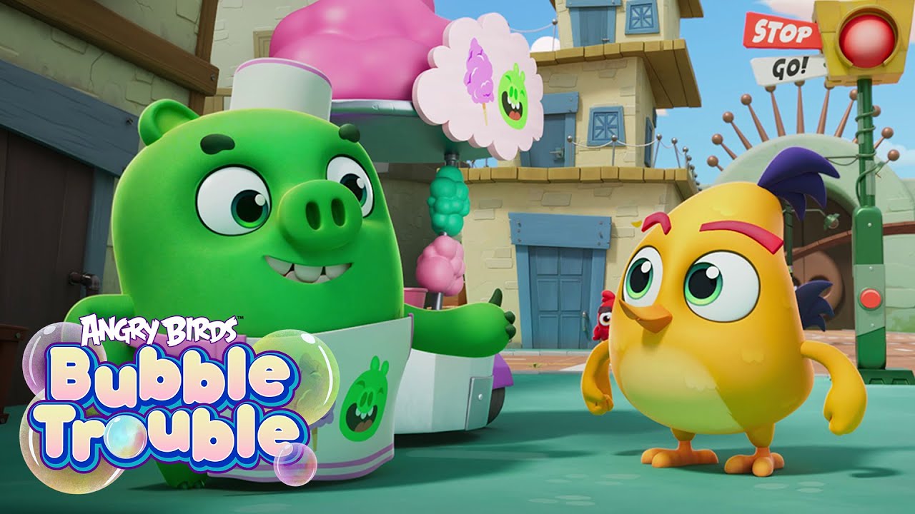 💥 Pig City Panic | Angry Birds Bubble Trouble