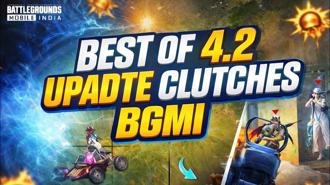  BGMI 4.2 Update – Best Clutches Moments & Insane Gameplay | I PHONE 15 PLUS | 🔥