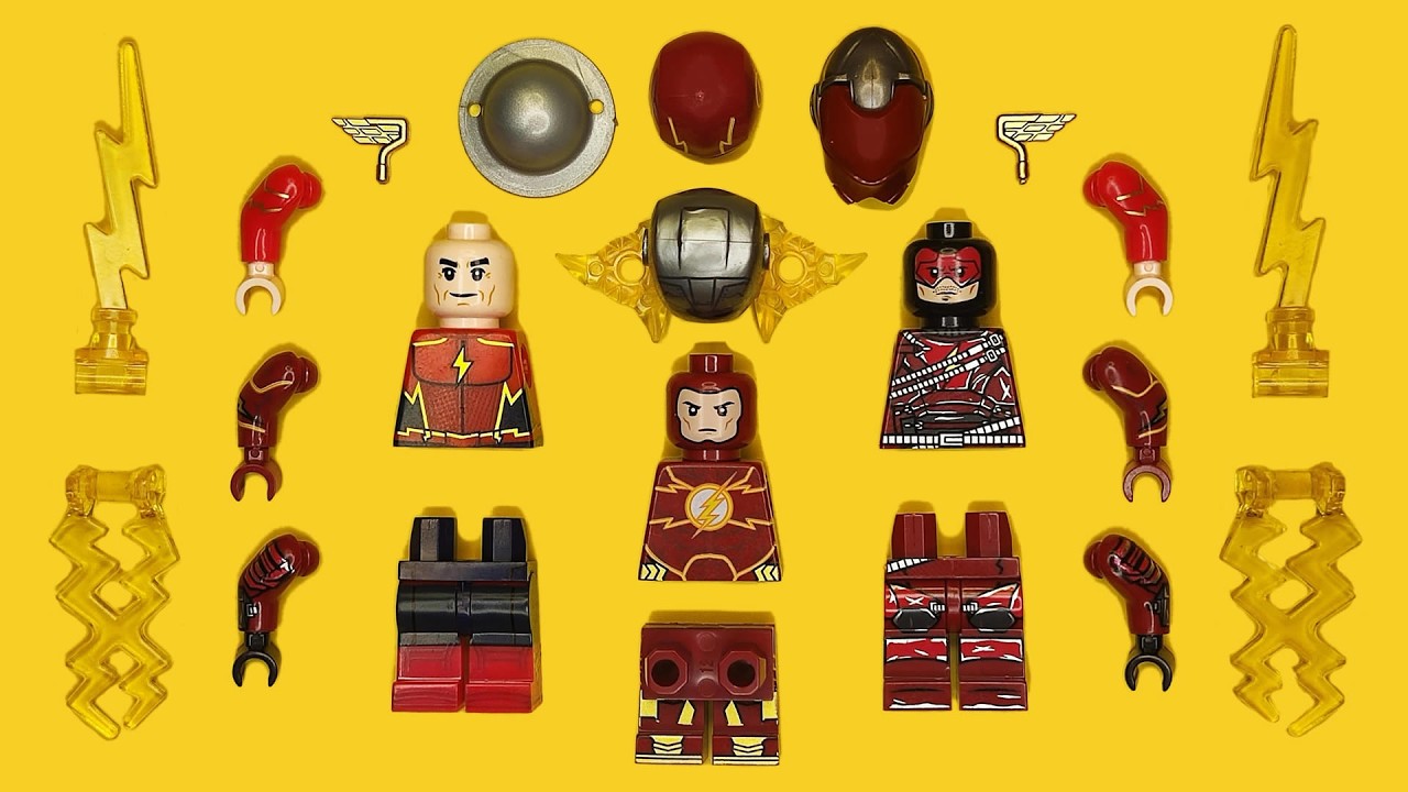 LEGO The Flash (Past | Present | Future) | Unofficial Minifigure | DC