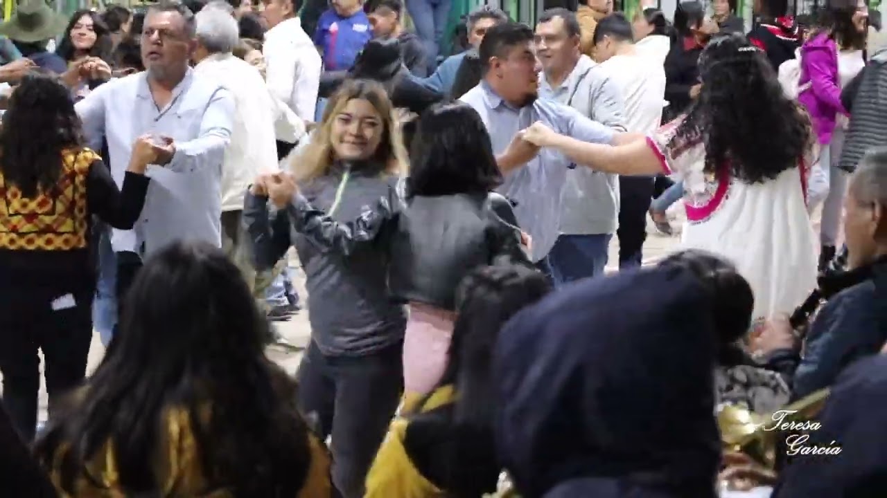 Jarabes en la despedida de la Banda Municipal de Tepantlali Mixe. En Talea 2024.