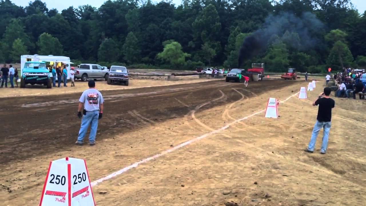 6.0 workstock puller snapped axle shaft at Yankee lake