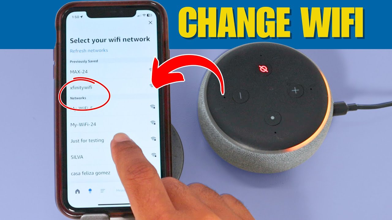 Как изменить Alexa Echo Dot WiFi &mdash; ЛЕГКИЙ ПОШАГОВЫЙ ИНСТРУКЦИЯ [2025]