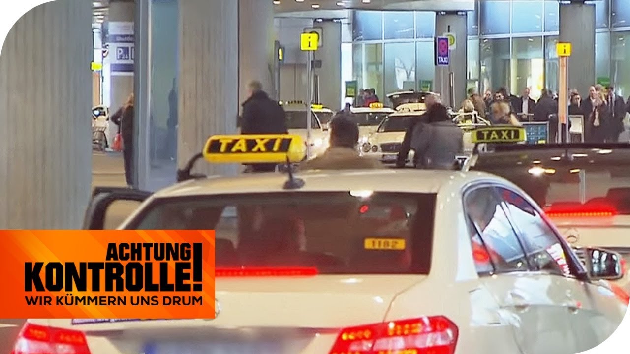 Taxistand am Flughafen: Wo bleiben die Taxis? | Achtung Kontrolle | kabel eins