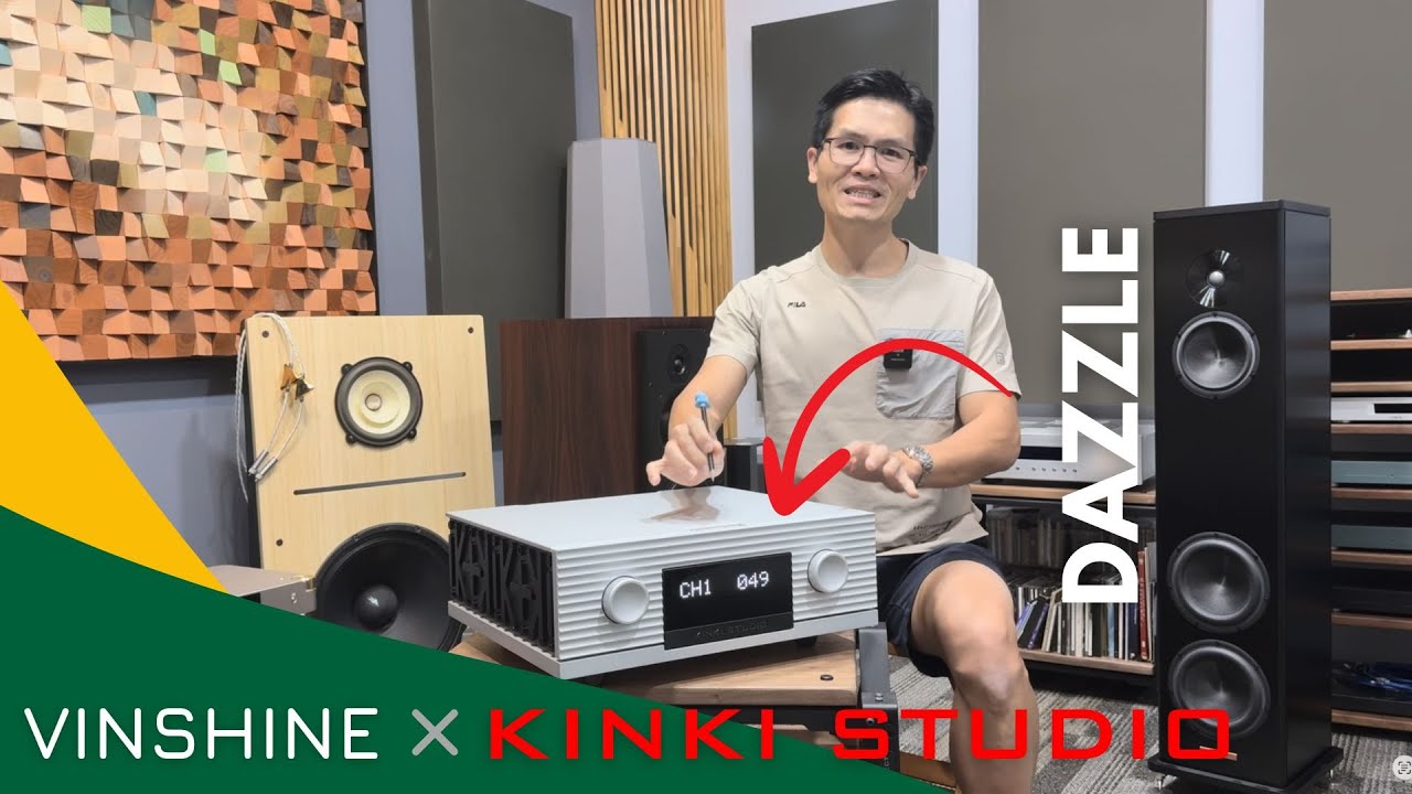 Vinshine Audio x Kinki Studio DAZZLE | Эксклюзивный флагманский интегрированный усилитель