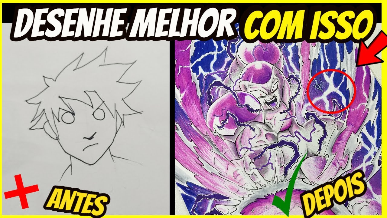 COMO DESENHAR ANIMES MELHOR (Técnicas fáceis que TRANSFORMAM)