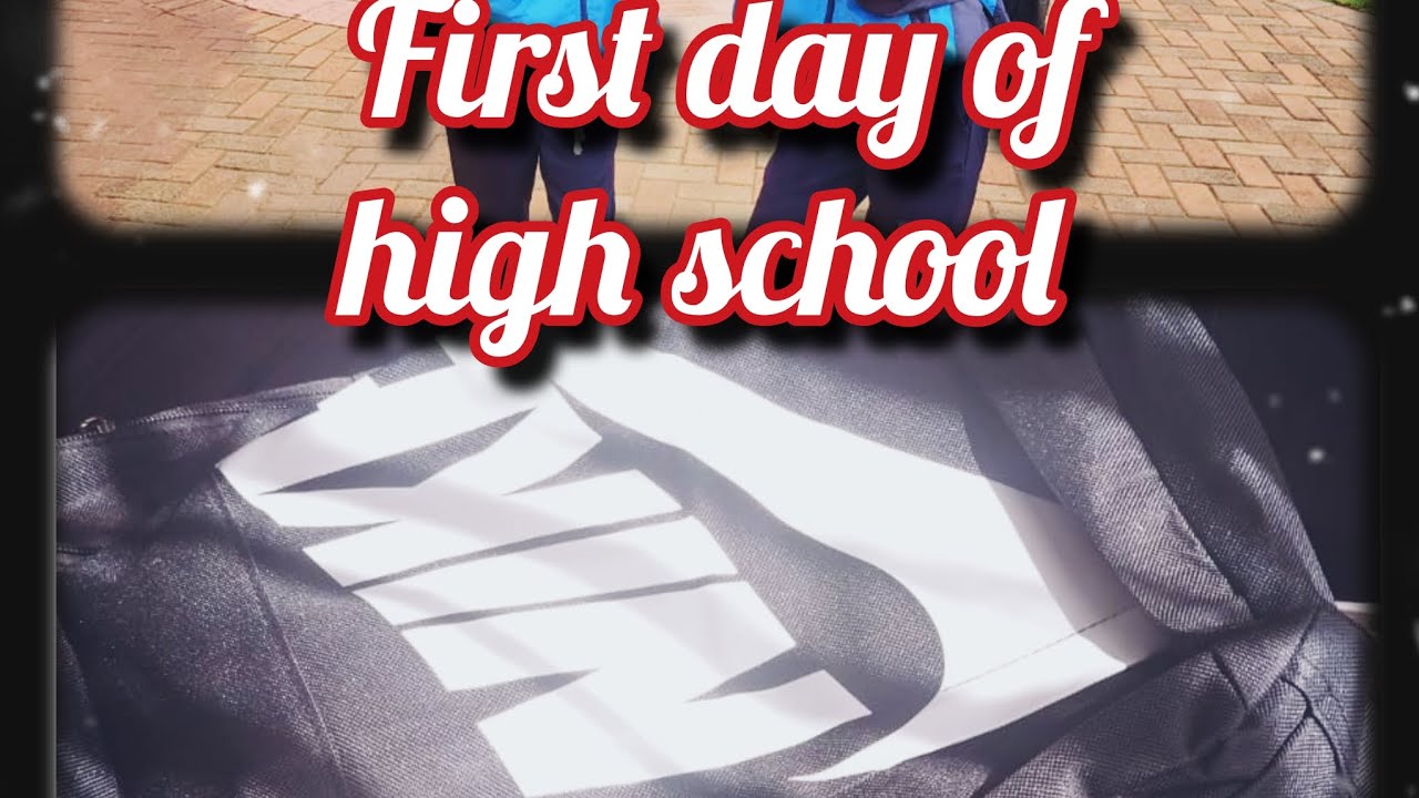 First day of high school soo exciting