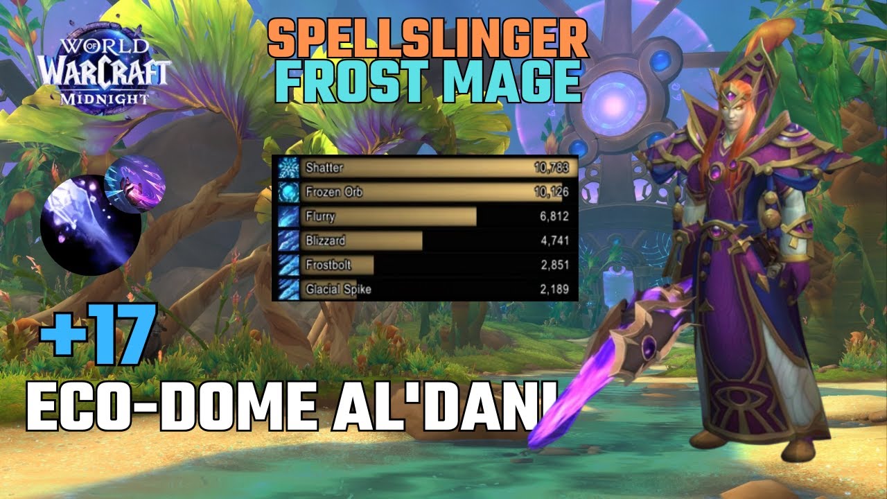 Eco-Dome Al'dani +17 | Spellslinger Frost Mage | Midnight Pre-Patch M+