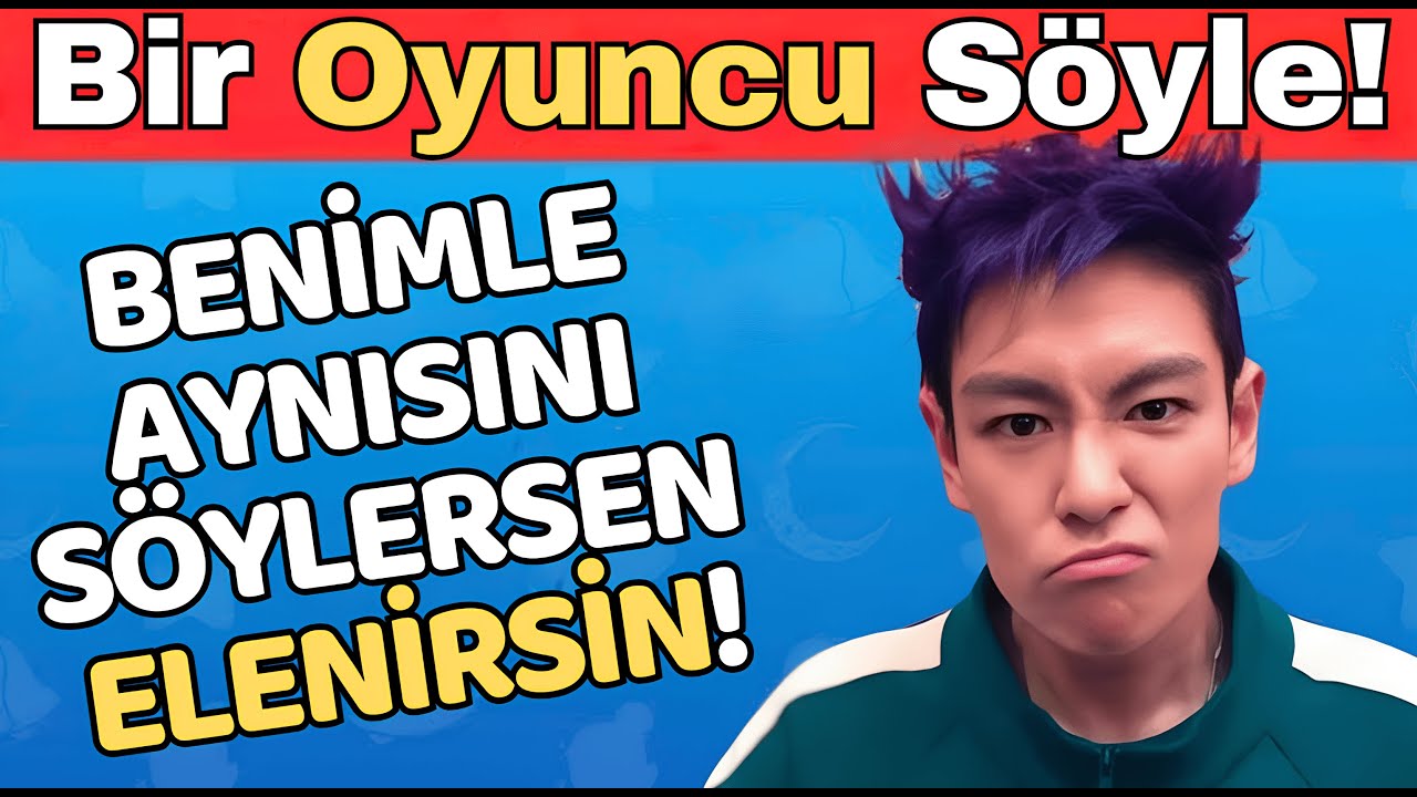 Squid Game 2 Test 🧠 Benimle Aynısını Söyleme! | Squid Game’de Hayatta Kalabilir misiniz?