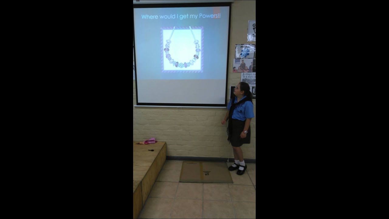 Meridian Pinehurst Student gives an amazing oral in the classroom