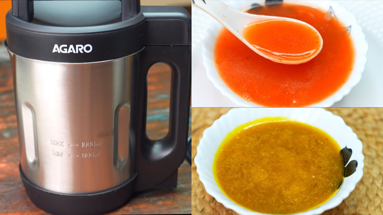 Tomato Soup and Banana Jam Recipe in Agaro Elite Soup Maker