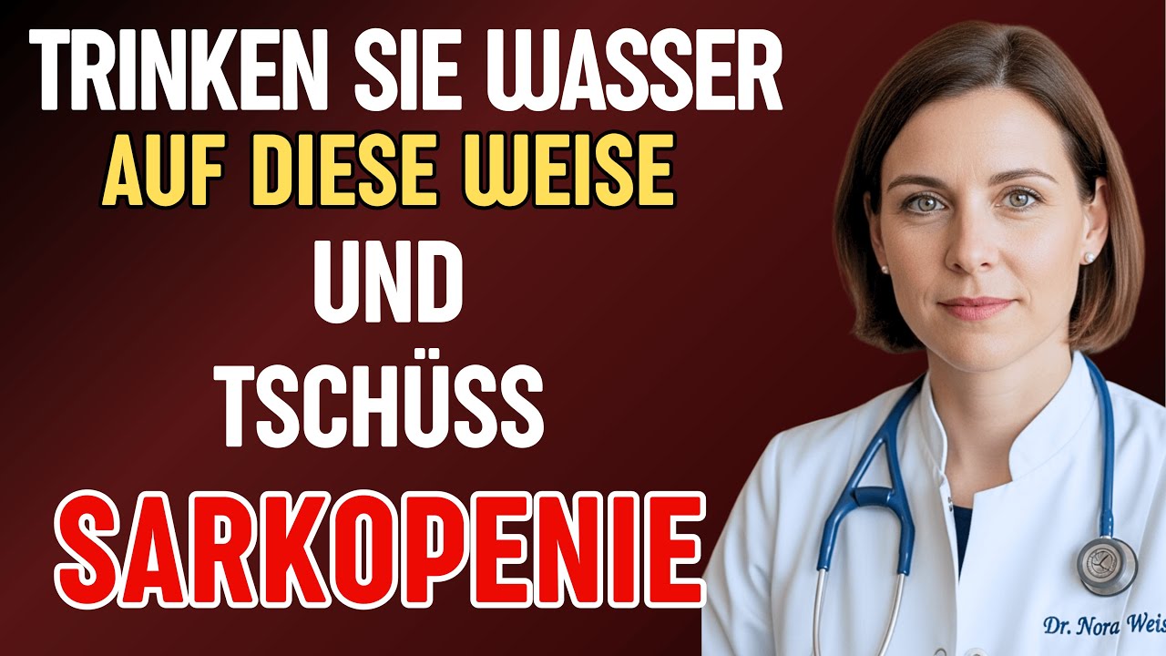 So trinken Senioren WASSER richtig für mehr MUSKELKRAFT und gegen Sarkopenie | Dr. Nora Weiss