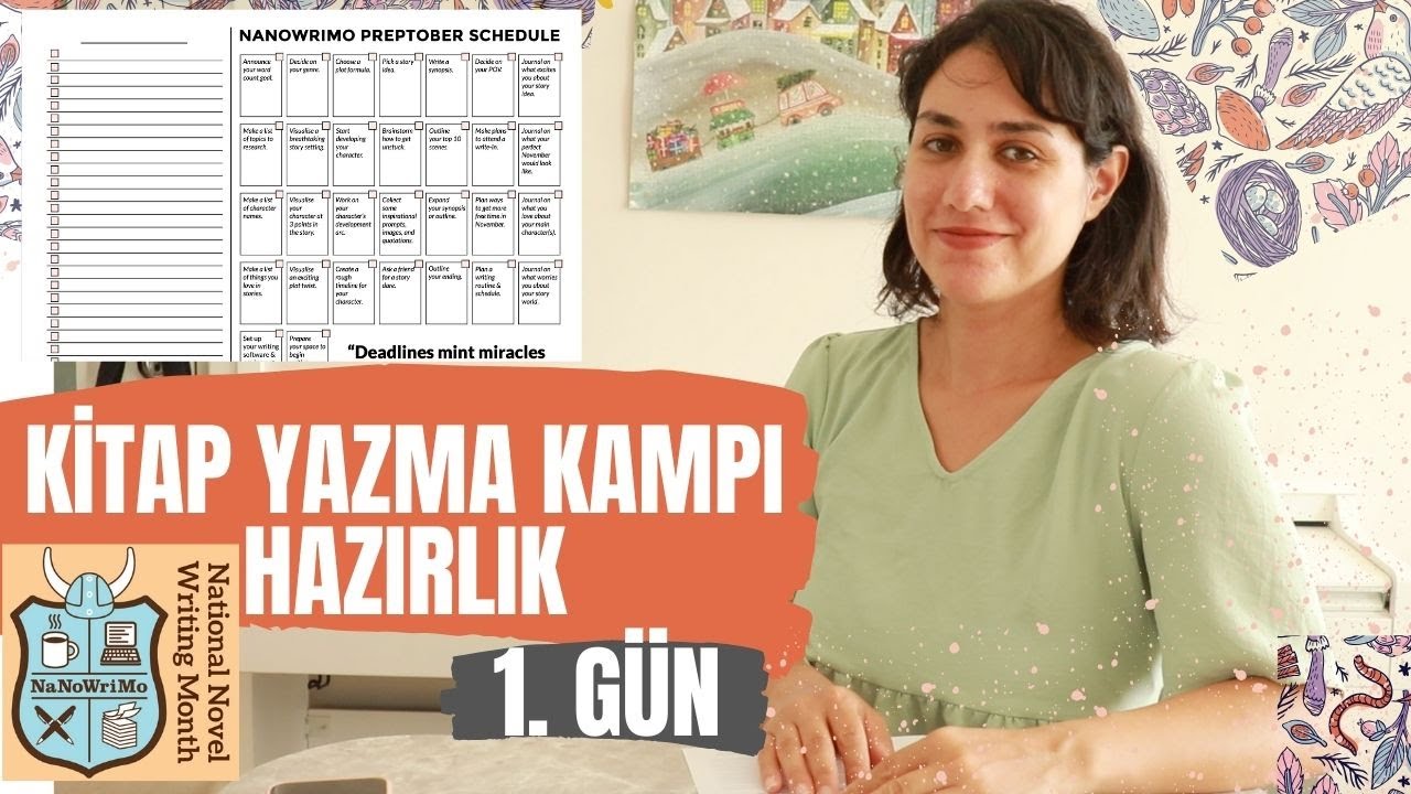 KİTAP YAZMAYA HAZIRLIK l 1. Gün l Kaç Kelime Yazacaksın? l Nanowrimo 2024