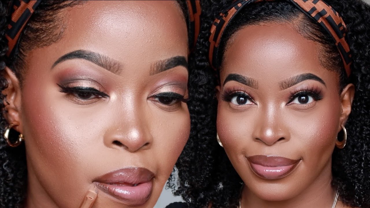 My NEW Updated Makeup Routine🔥Makeup for Dark Skin⇢ BEGINNER FRIENDLY STEP BY STEP |Msnaturallymary