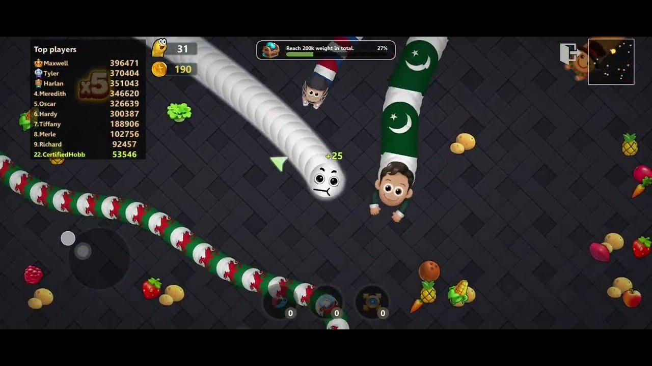 Snake Lite Gameplay – Big Snake Eating Everything! 🐍🔥