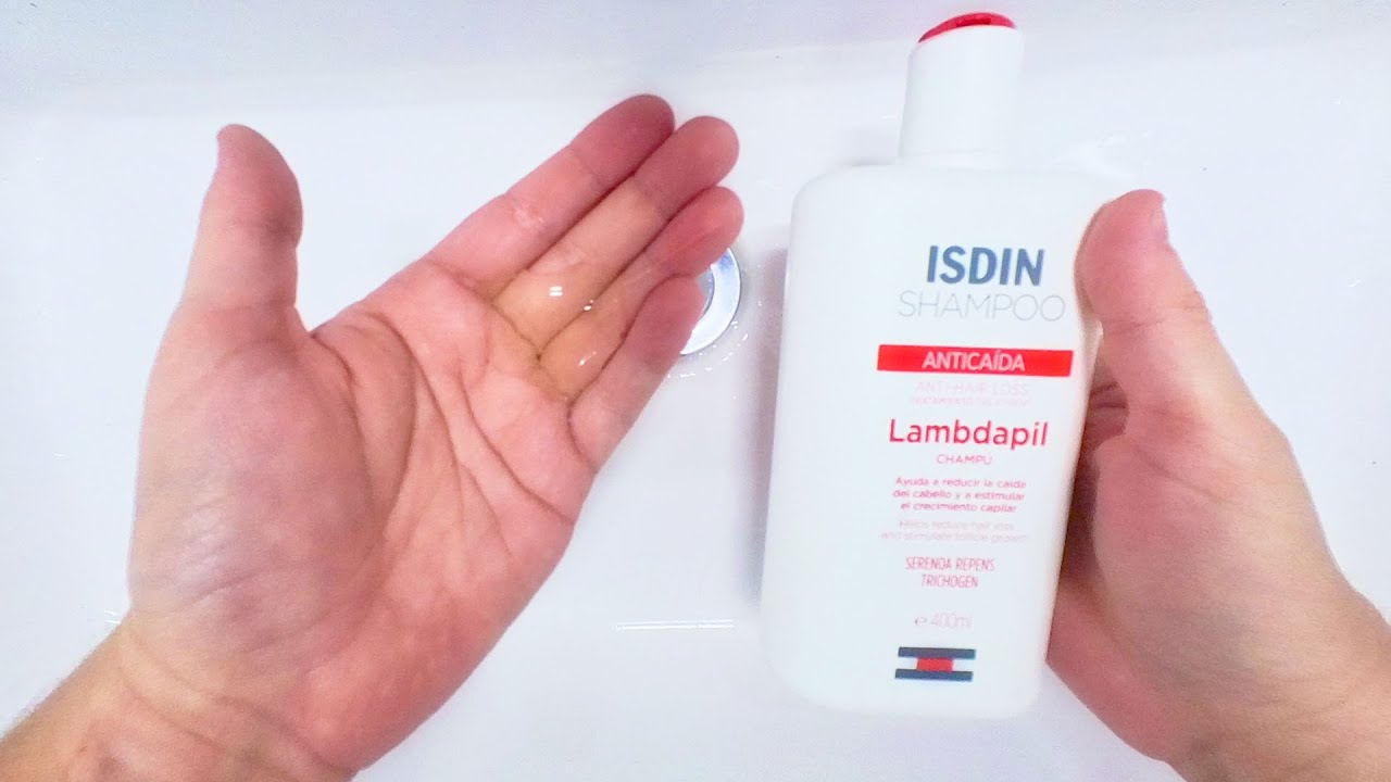 BUSCANDO EL MEJOR CHAMPÚ ANTICAÍDA tras un injerto capilar -  ISDIN lambdapil