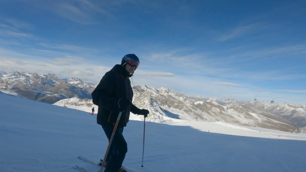Soelden trasa czerwona + czarna FIS World Cup. 08.11.2022