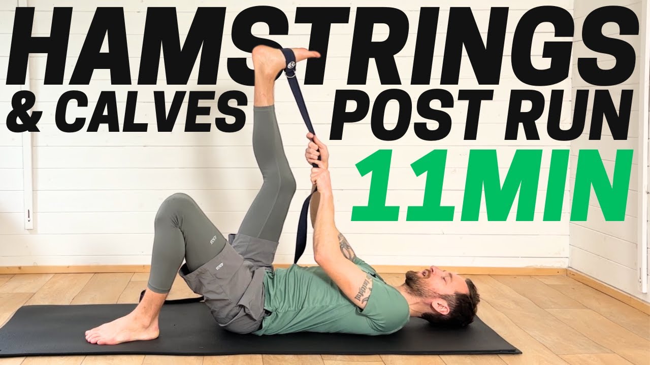 Stretch for Tight Hamstrings and Calves Post Run