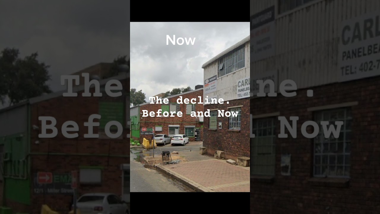 Decline of Johannesburg, before and after. #urbandecay #Johannesburg #Joburg #Gauteng #southafrica