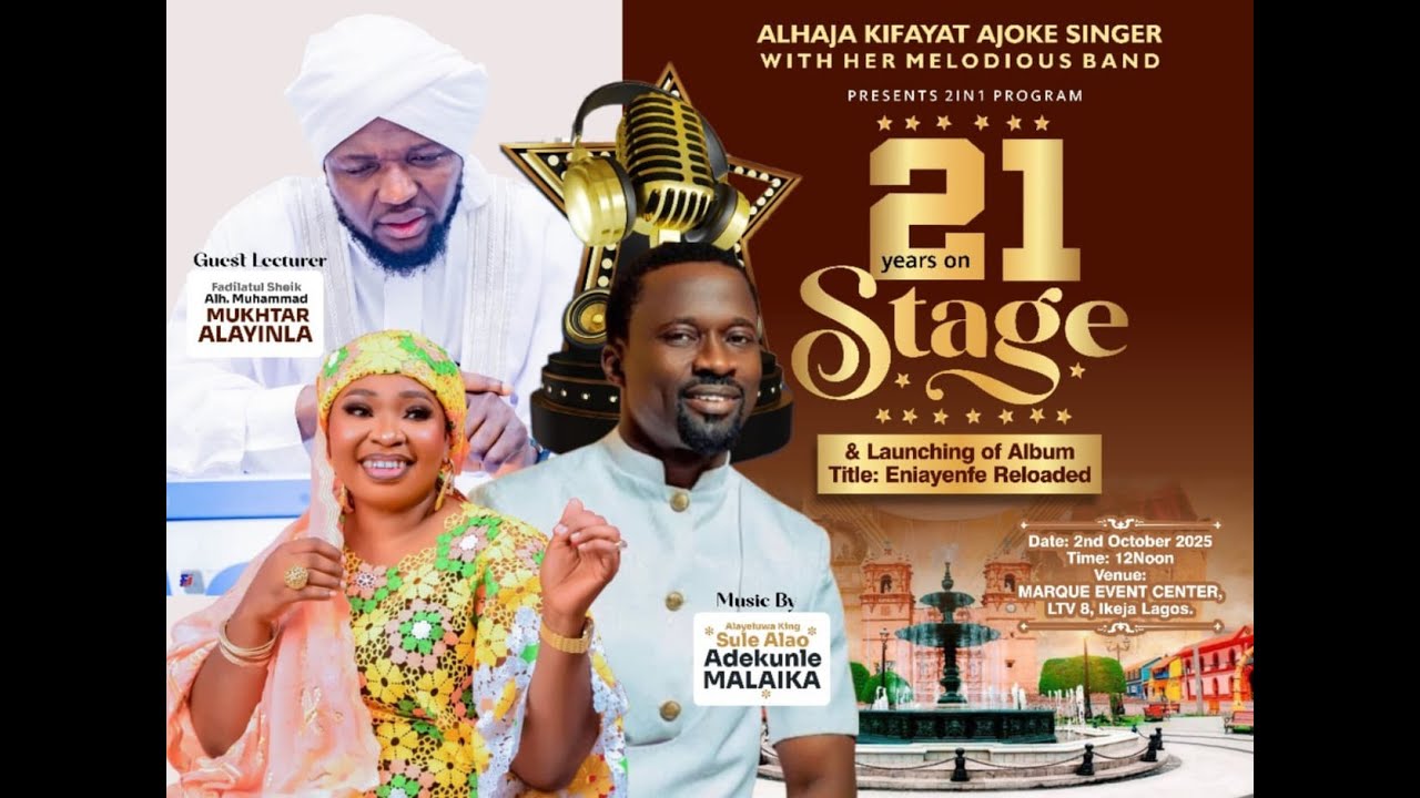 KS1 MALAIKA @ AJOKE SINGER 21 YEARS ON STAGE LIVE EVENT