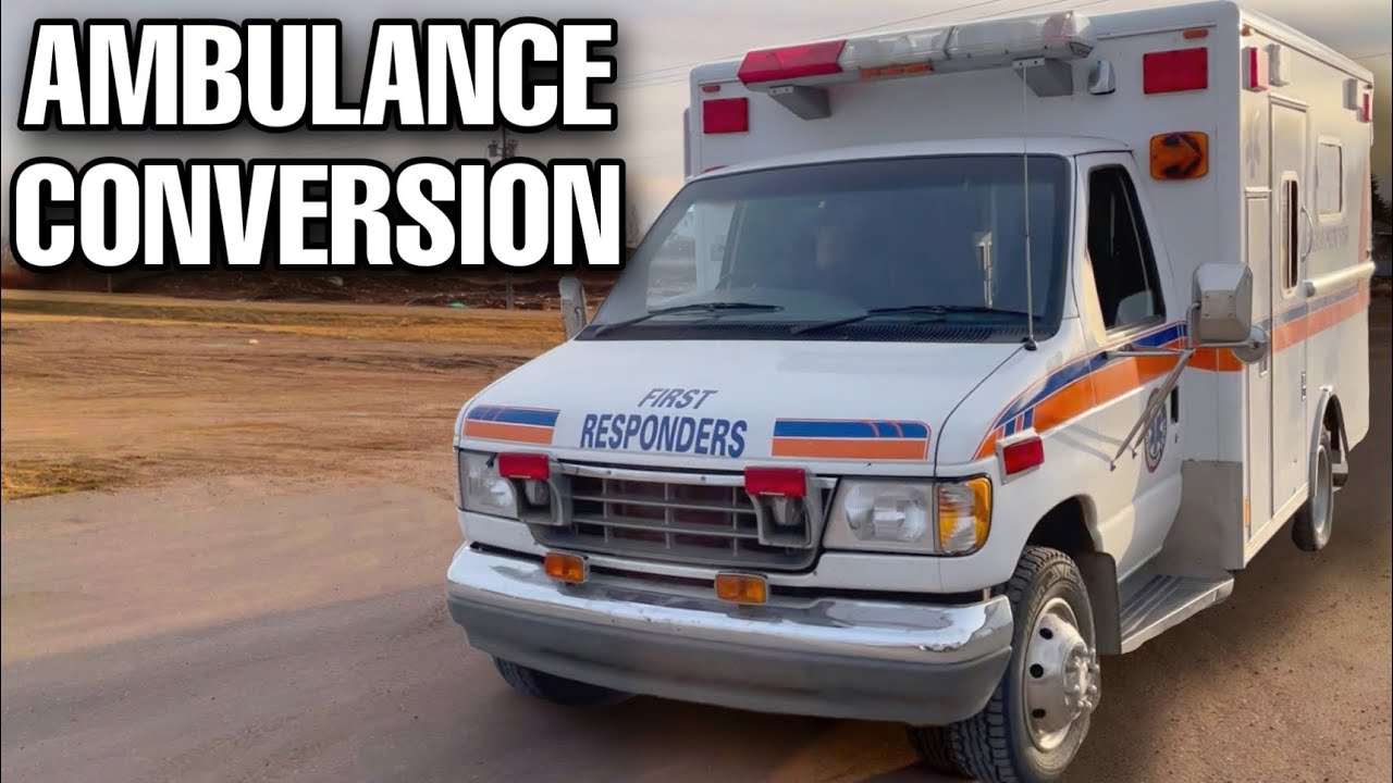 DIY CAMPER BUILD CONVERSION | Couple Converts Ambulance Into Tiny Dream Home (EP 1)