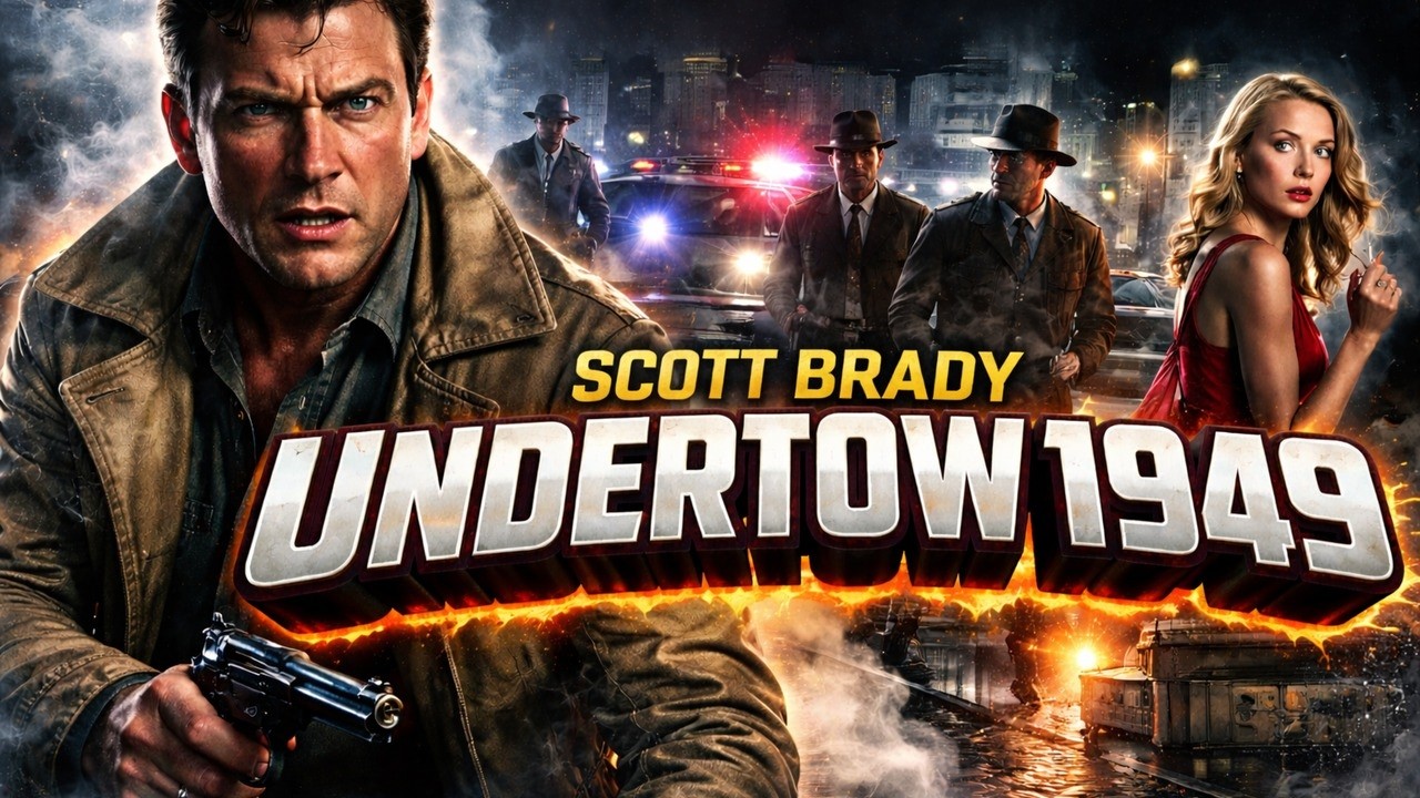Framed for Murder! Undertow (1949) &ndash; Gripping Classic Film Noir | Scott Brady