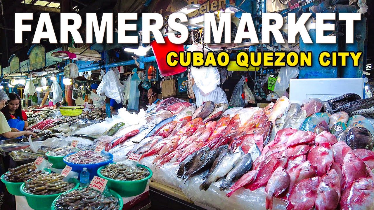 Farmers Market Cubao | High-Quality Seafood in a Spotlessly Clean Market | Quezon City Philippines