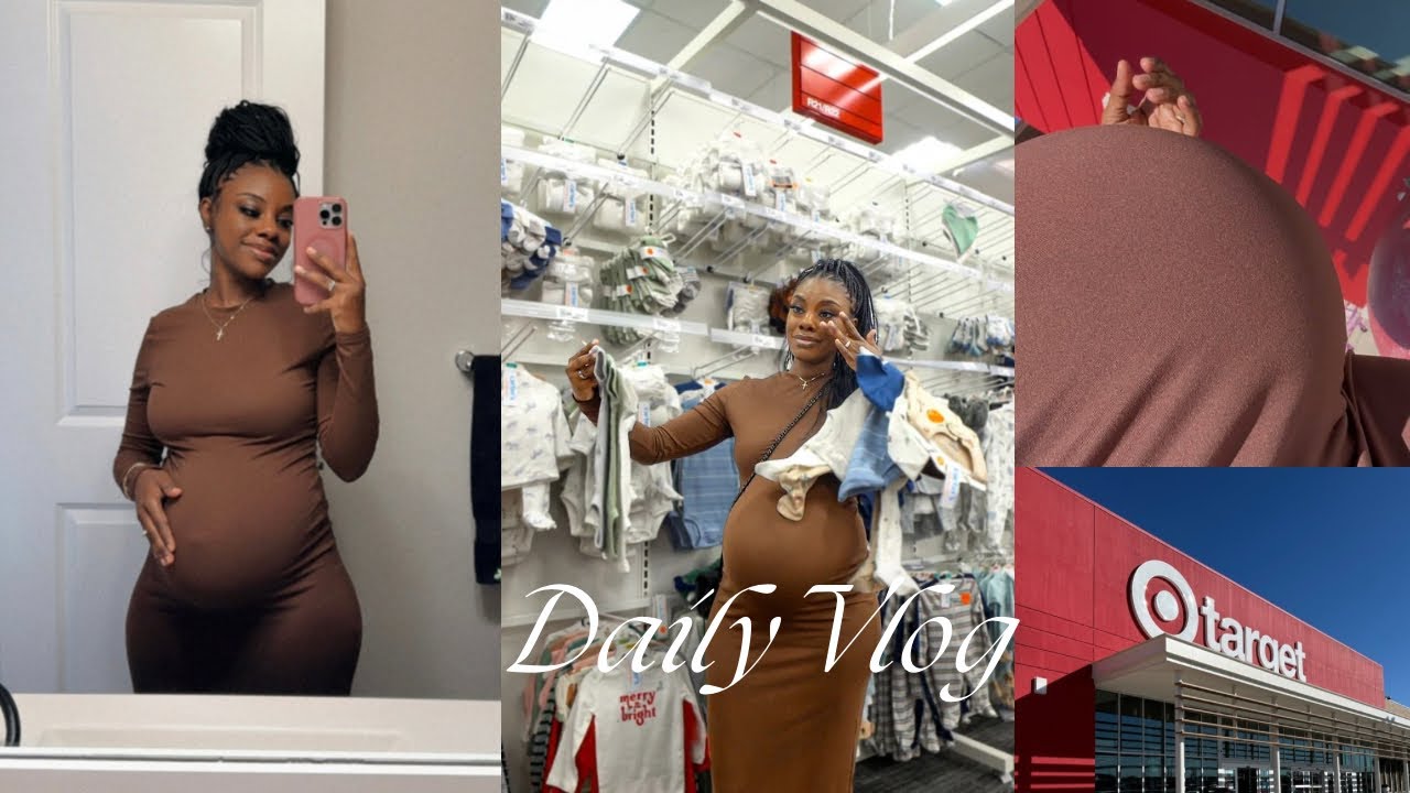 SHOPPING FOR MY BABY FOR THE 1st Time 👶🏽🛒 | 32 Weeks | Mayaejackson