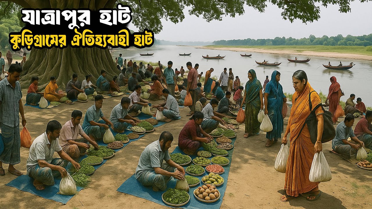 কুড়িগ্রামের ঐতিহ্যবাহী যাত্রাপুর হাট | Jatrapur Hat | Village Market Kurigram