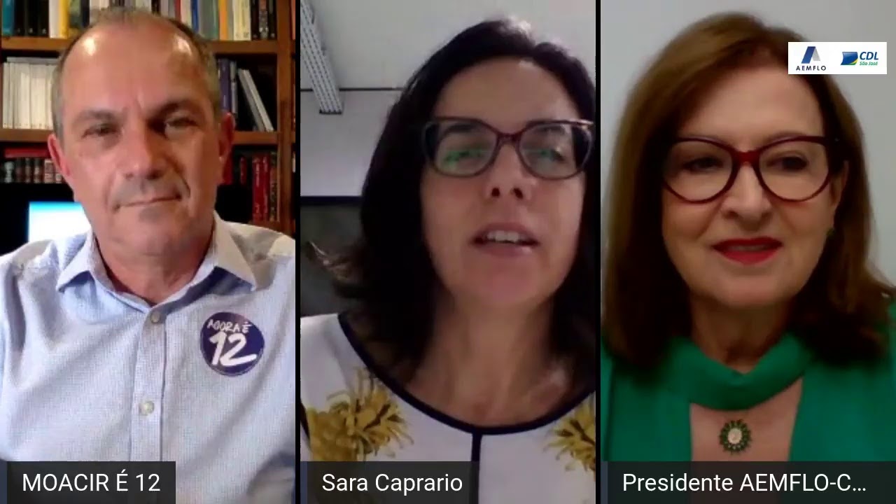 28/10 ENCONTRO VIRTUAL AEMFLO CDLSJ - CANDIDATOS A PREFEITO DE S&Atilde;O JOS&Eacute;
