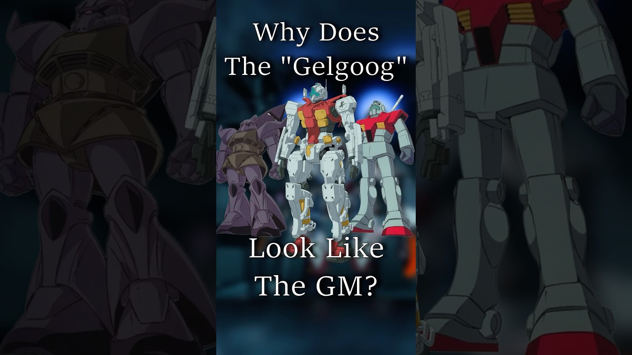Как получилось, что Gelgoog стал похож на GM? #gquuuuuux #gundam #Gundam #shorts #mobilesuitgundam