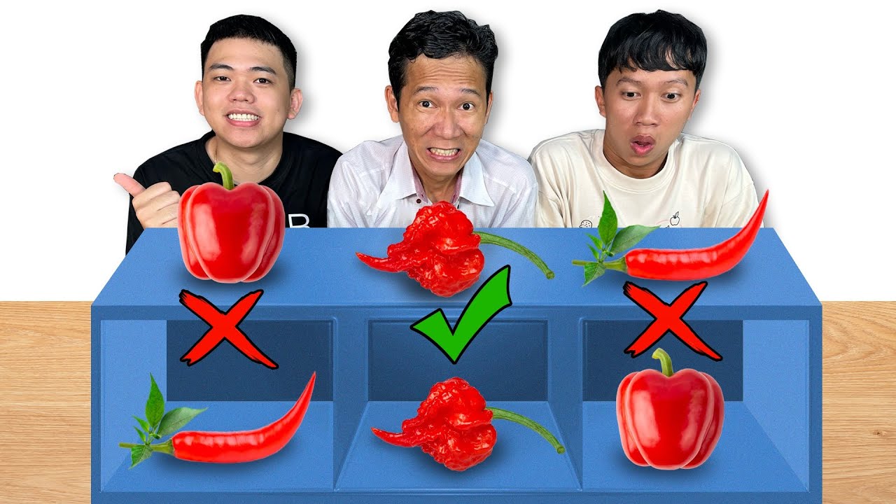 Trận Chiến Ăn Uống Theo NHÂN PHẨM - Đoán Vị Trí Đồ Ăn