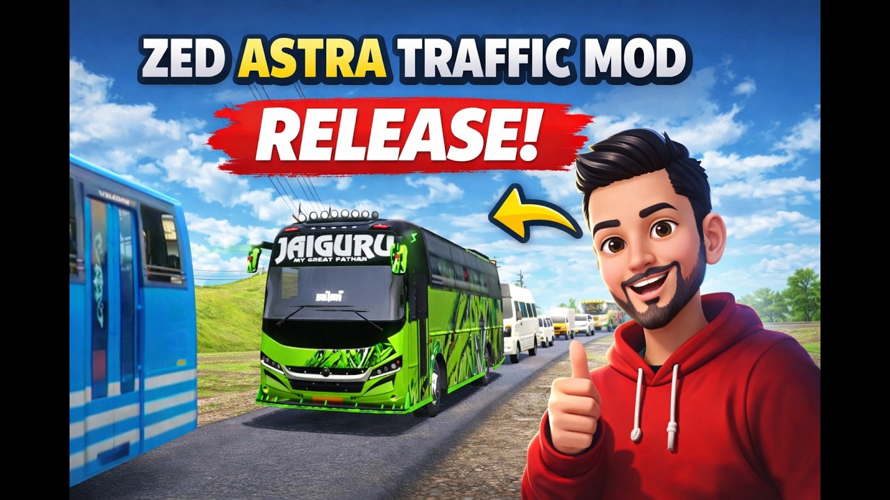 ZED ASTRA TRAFFIC RELEASE | BUS SIMULATOR KERALA | DUDEMODS | SPARROW GARAGE
