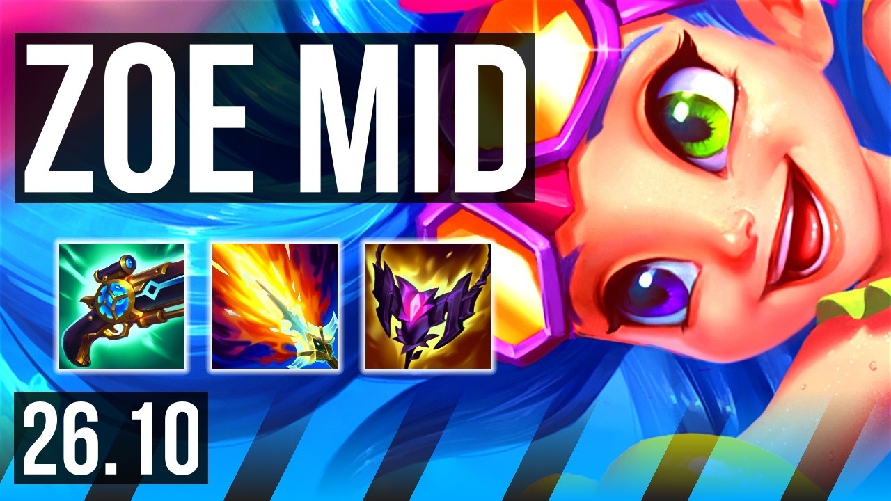 ZOE vs KATARINA (MID) | 50K damage | KR Challenger | 26.10
