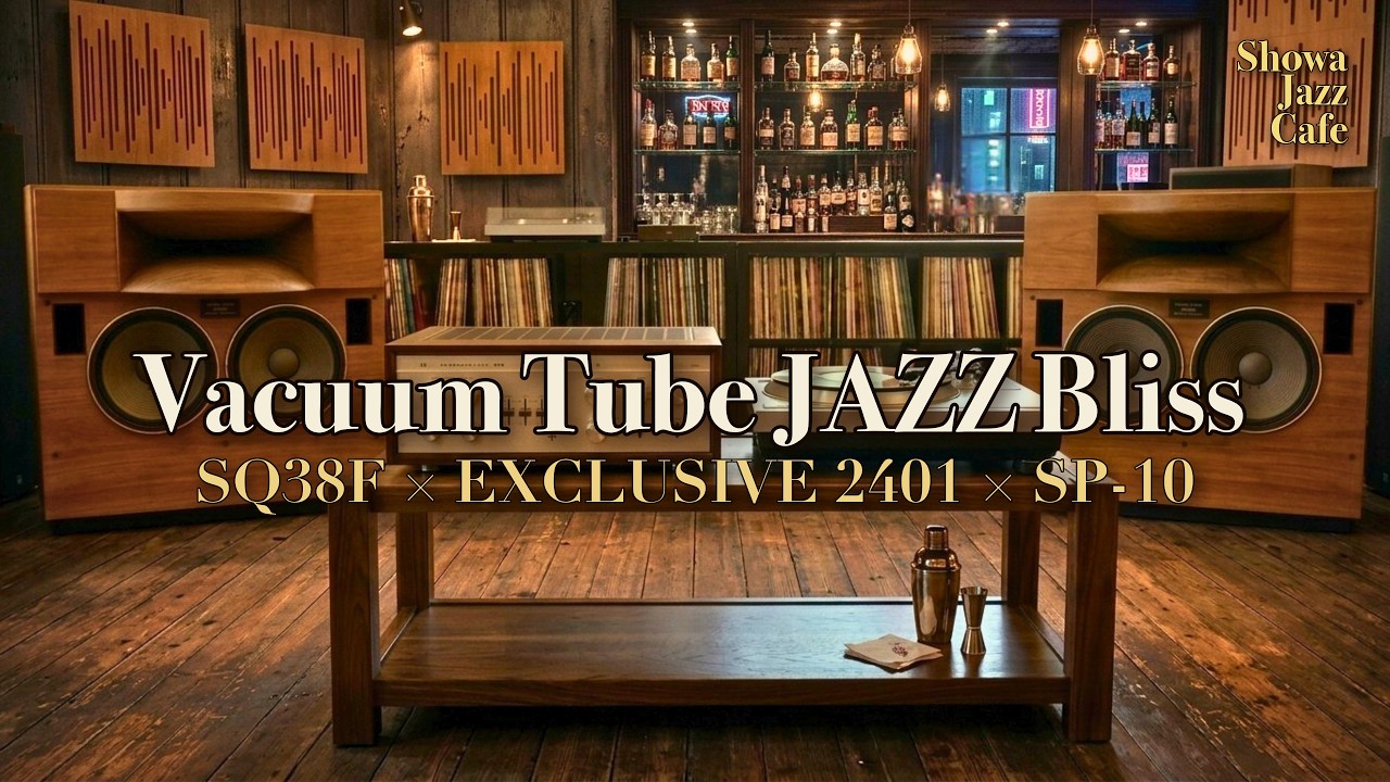 [Showa Jazz Cafe] Vacuum Tube JAZZ Bliss SQ38F &times; EXCLUSIVE 2401 &times; SP-10 | Late Night Whisky 5H Loop