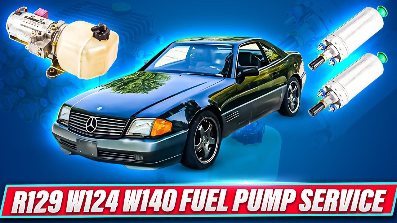 Mercedes 500SL Fuel Pumps / Filter Replacement R129/W124/W140 Benz