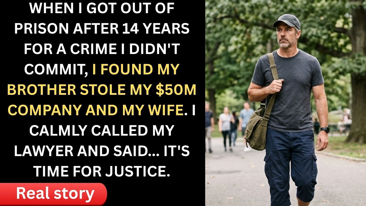 After 14 Years in Prison for a Crime I Didn’t Commit… My Brother Took My $50M Company and My Wife