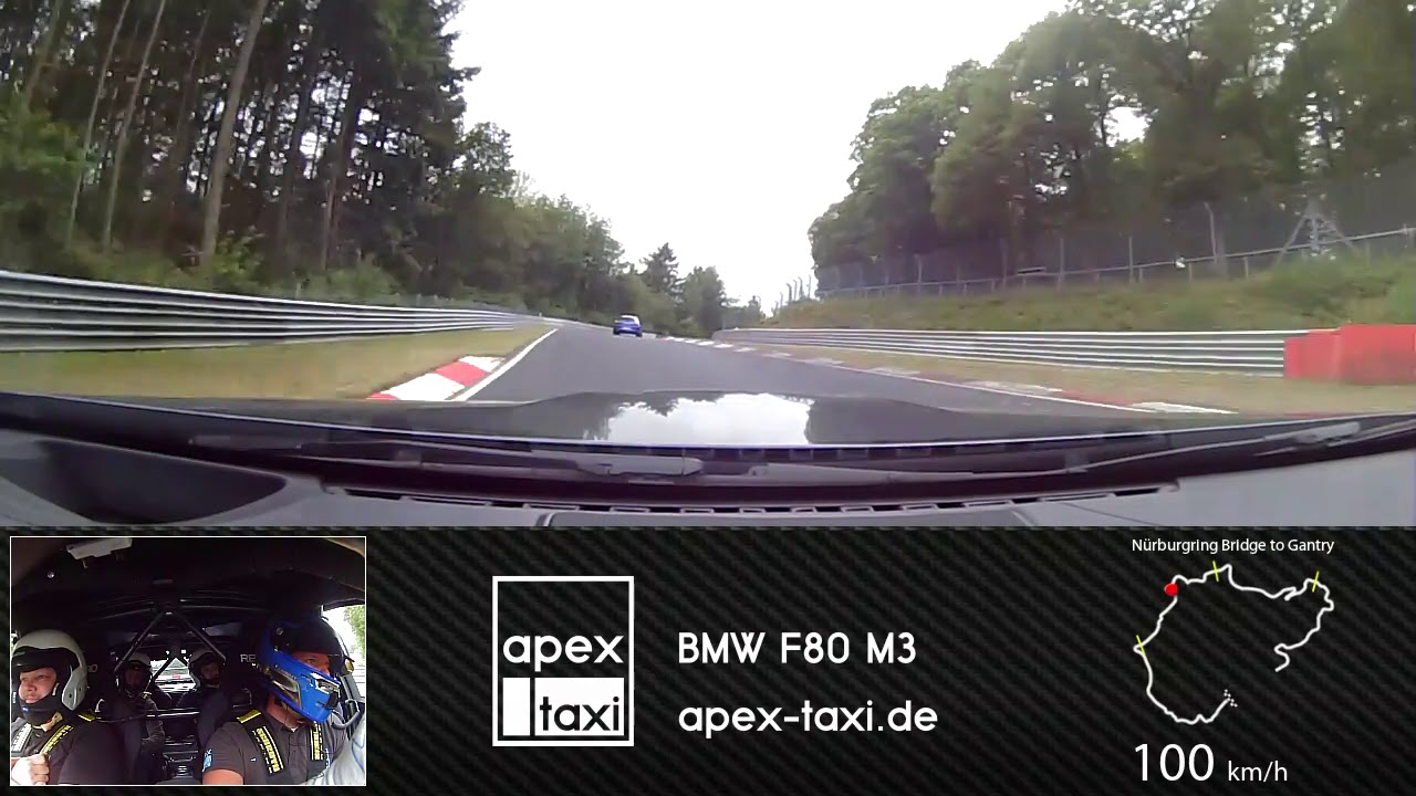 N&uuml;rburgring Nordschleife Apex Schirmer M3 GT Taxi Lap