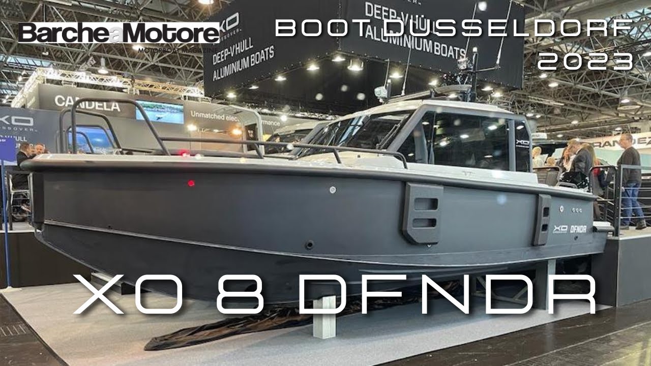 Boot Düsseldorf 2023 - A bordo dell'XO DFNDR 8 (8 m). Questa barca è la 
