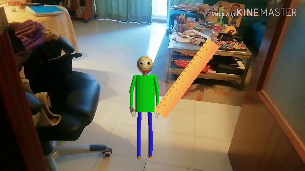 Baldi's ruler is slapping for me... Get out while you still can!