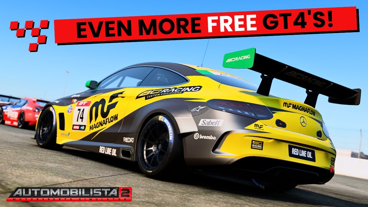 Automobilista 2 | AMS2 | More FREE GT4's! No Reiza DLC? No Problem!