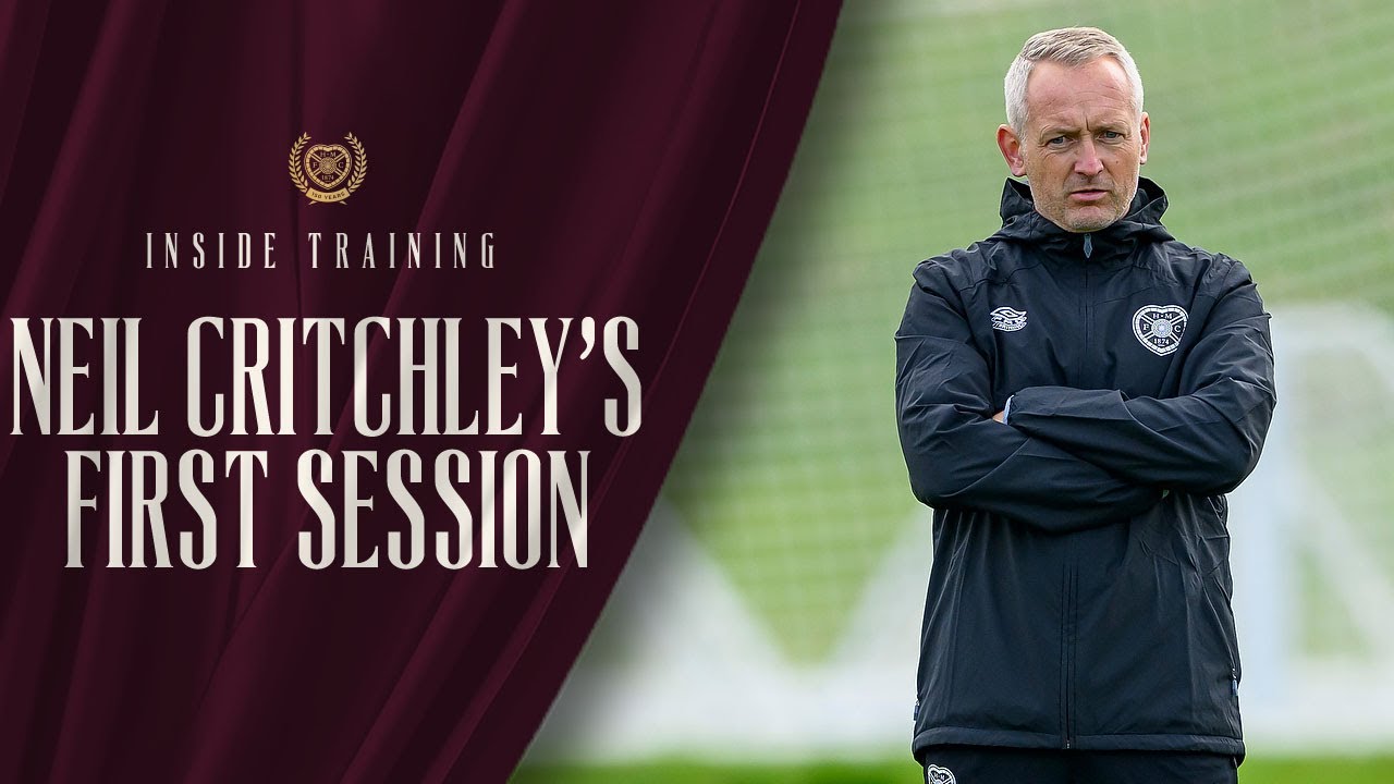 Inside Training | Neil Critchley's first session as Hearts Head Coach