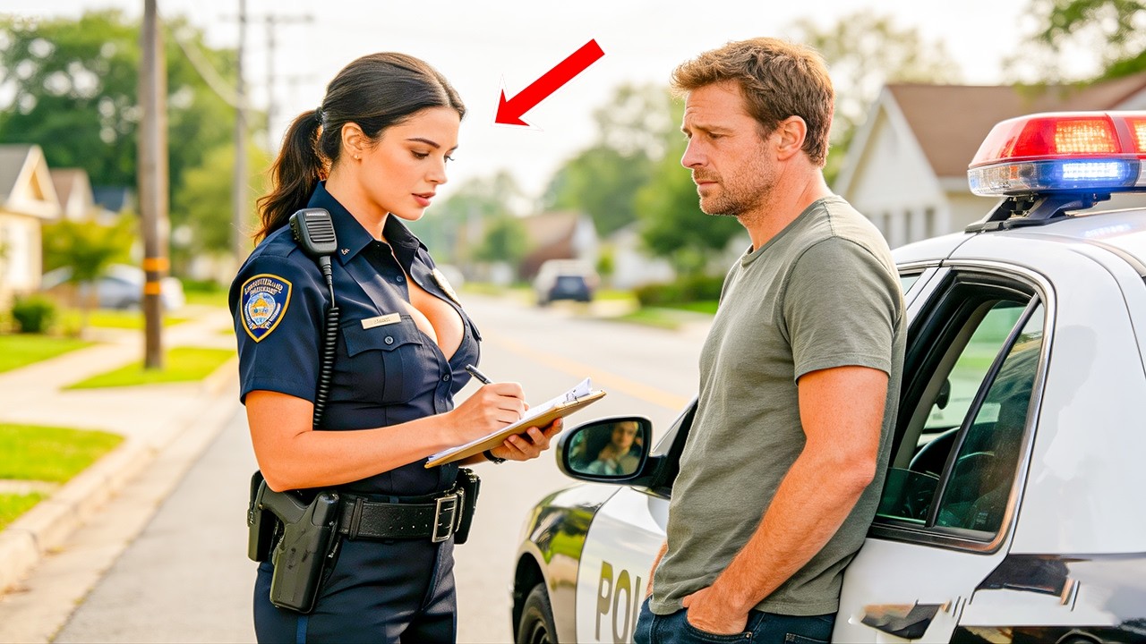The Police Officer Was Writing a Ticket for a Single Dad — What She Said Next Froze Him