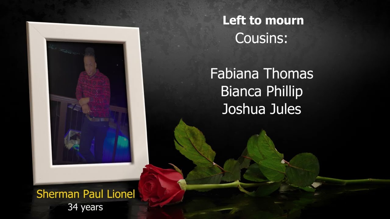 Long Death Annoucement of Sherman Paul Lionel [English]