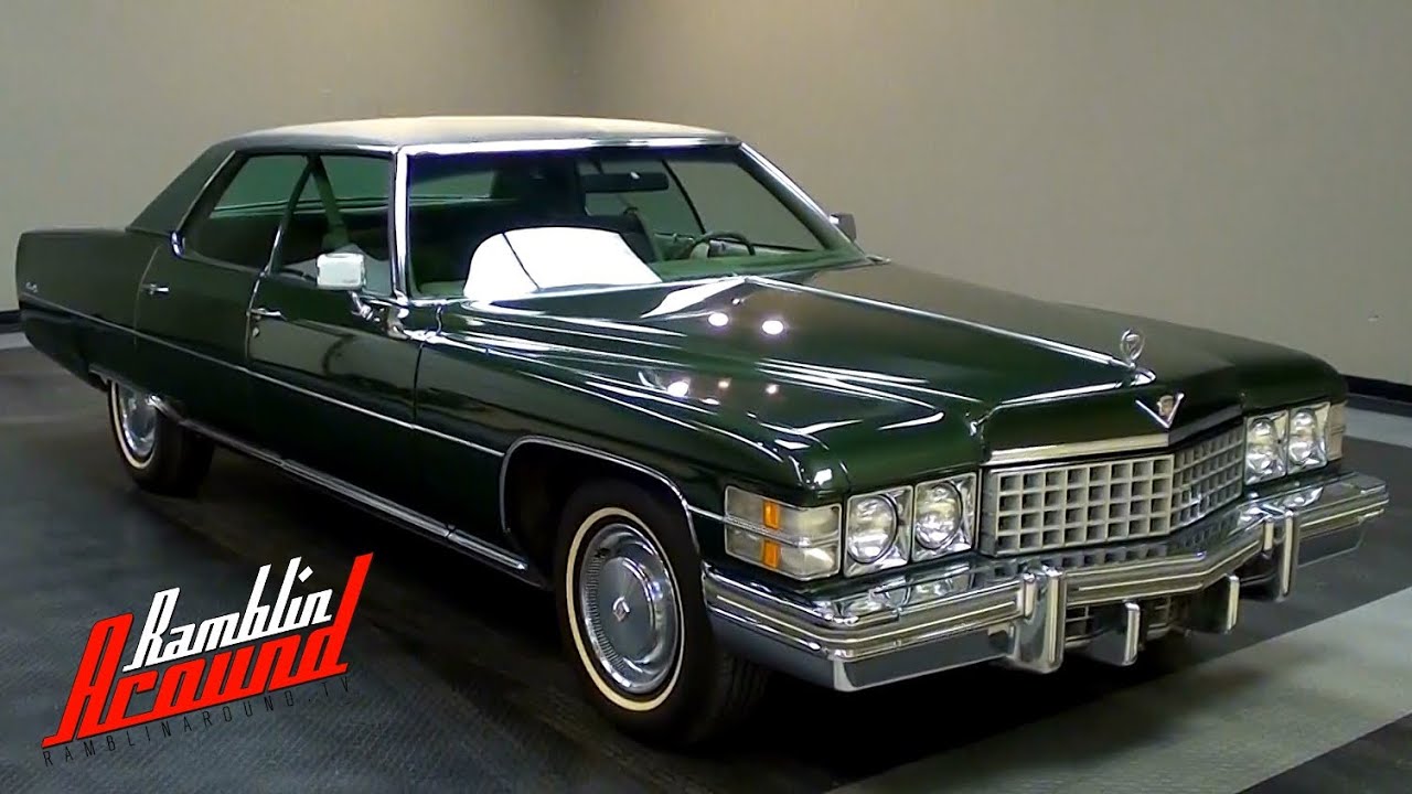 Cadillac Sedan de Ville 472 V8 1974 года, очень оригинальный
