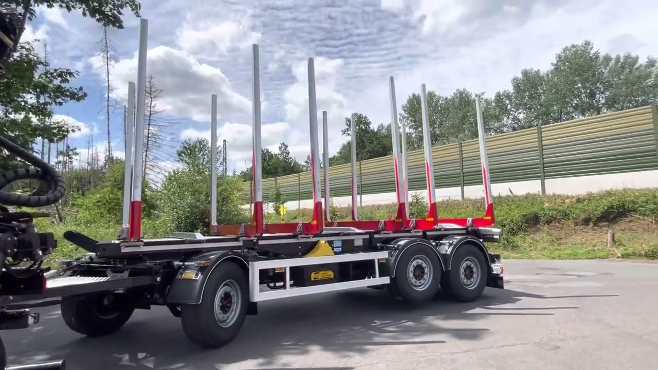 HD Truck Solutions Kurzholz Anh&auml;nger Schemel 3 Achser
