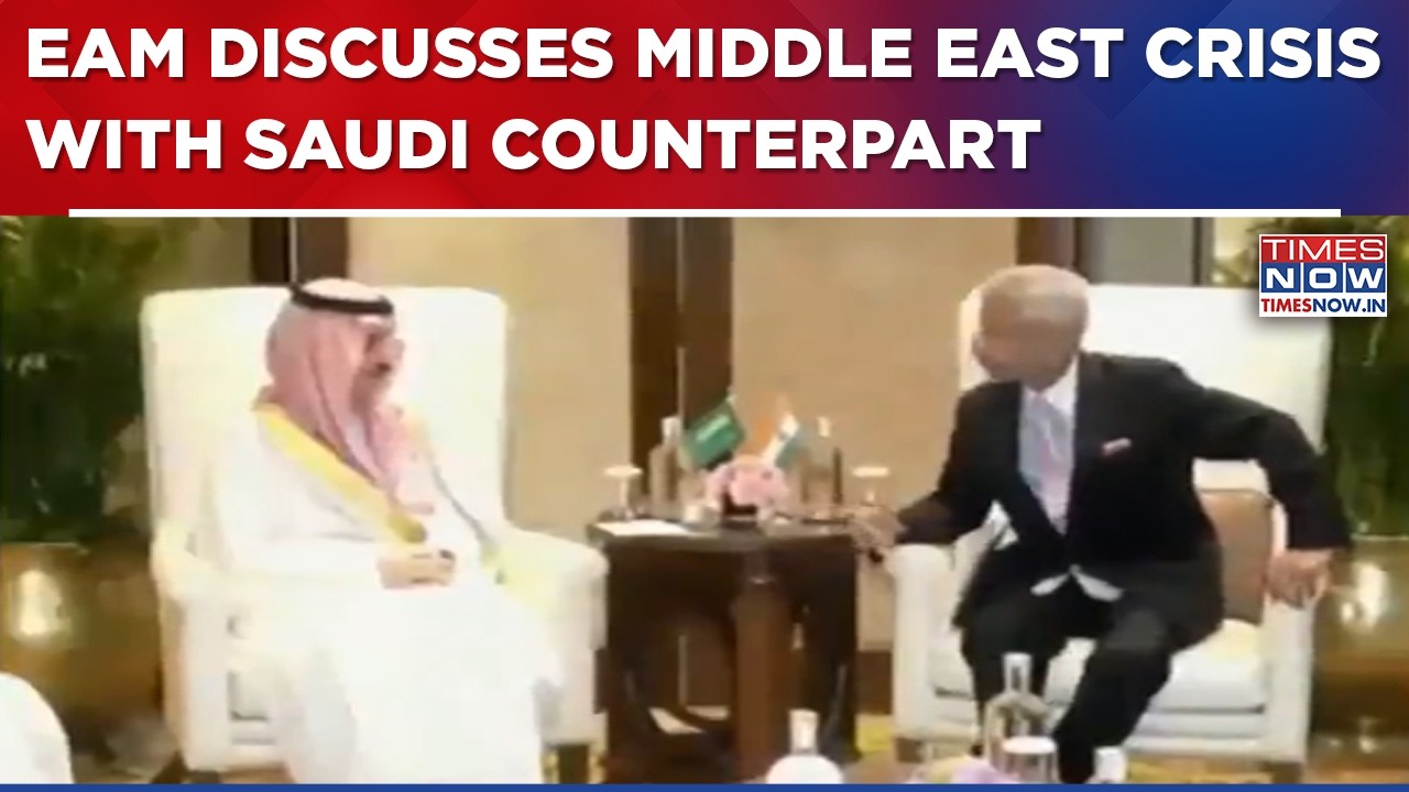 EAM Jaishankar Speaks With Saudi Counterpart On Middle East Conflict, Stresses Dialogue, Diplomacy