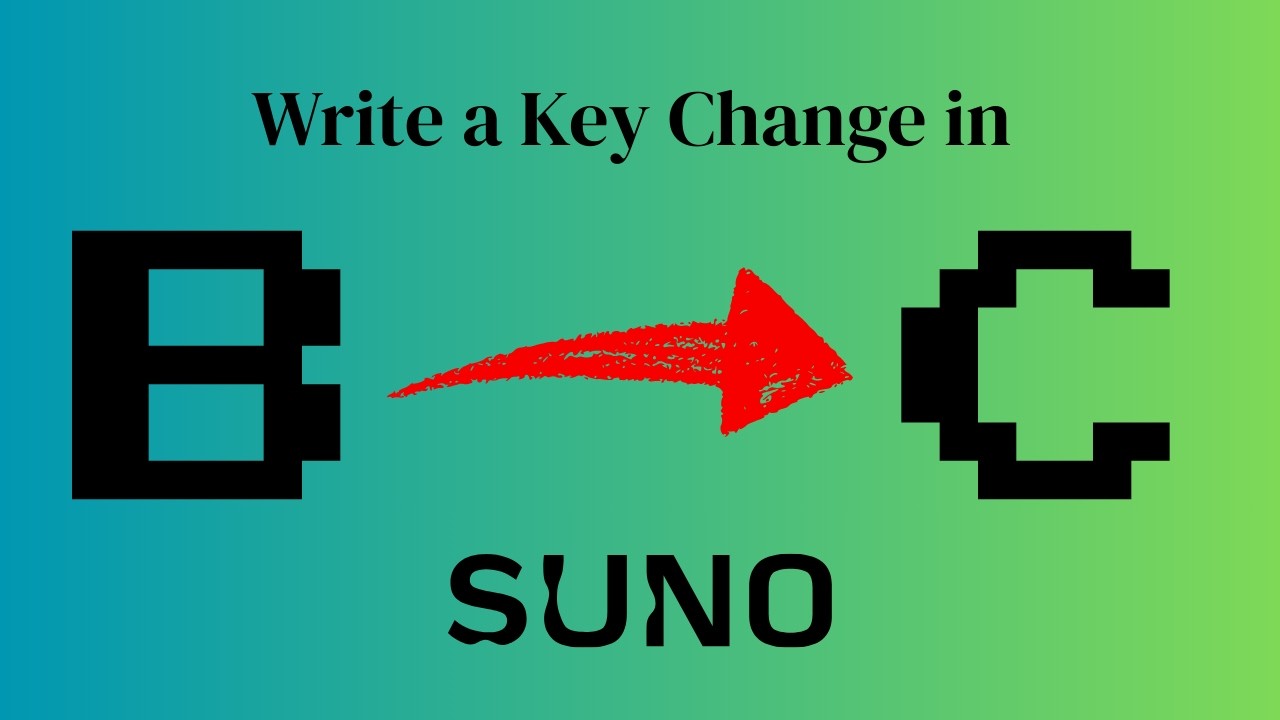Как написать изменение ключа в Suno